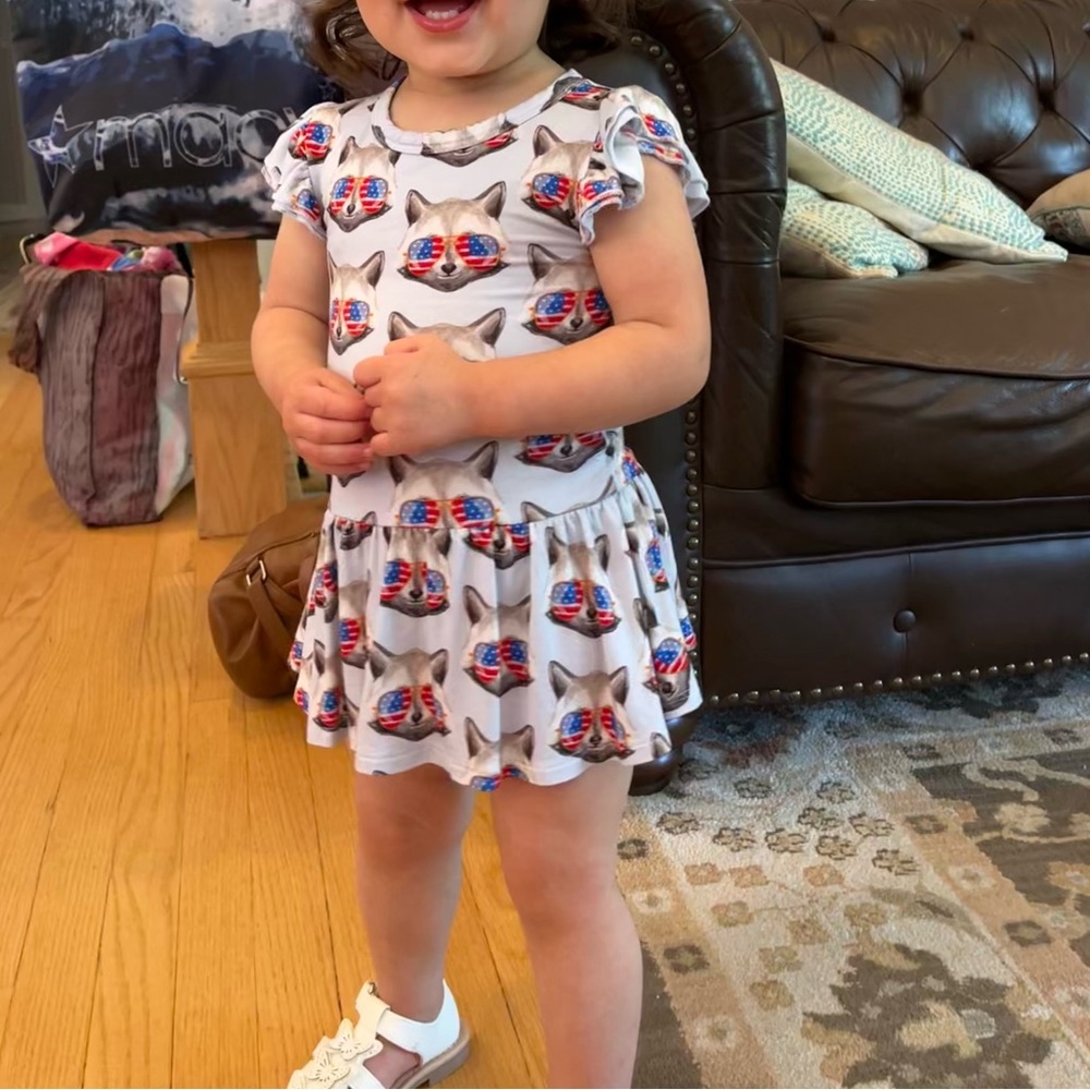 Bamboo Ruffle Dress - Picture 3 of 3